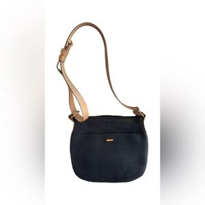 Erik Javits New york woven tote/shoulder purse in black